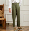 Tokyo Stitch men olive green cotton Gurkha pant
